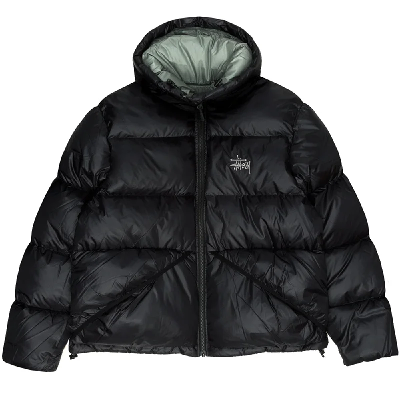 STÜSSY MICRO RIPSTOP DOWN PARKA // PHANTOM BLACK