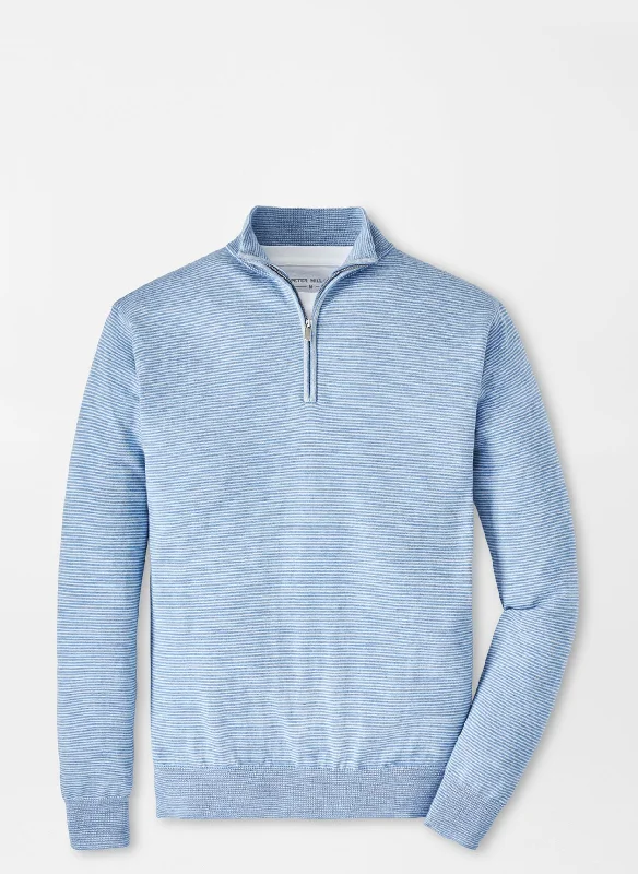 Canton Stripe Quarter-Zip Sweater