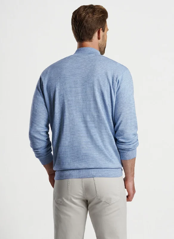 Canton Stripe Quarter-Zip Sweater