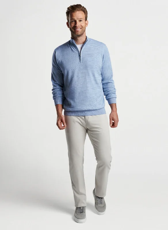 Canton Stripe Quarter-Zip Sweater