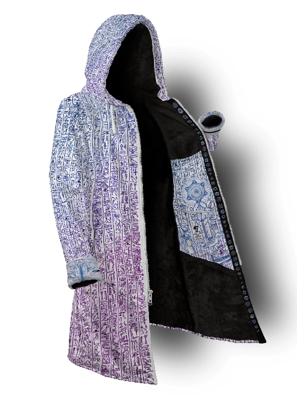 Egyptian Glyphs (Magenta) Cyber Hooder Cloak