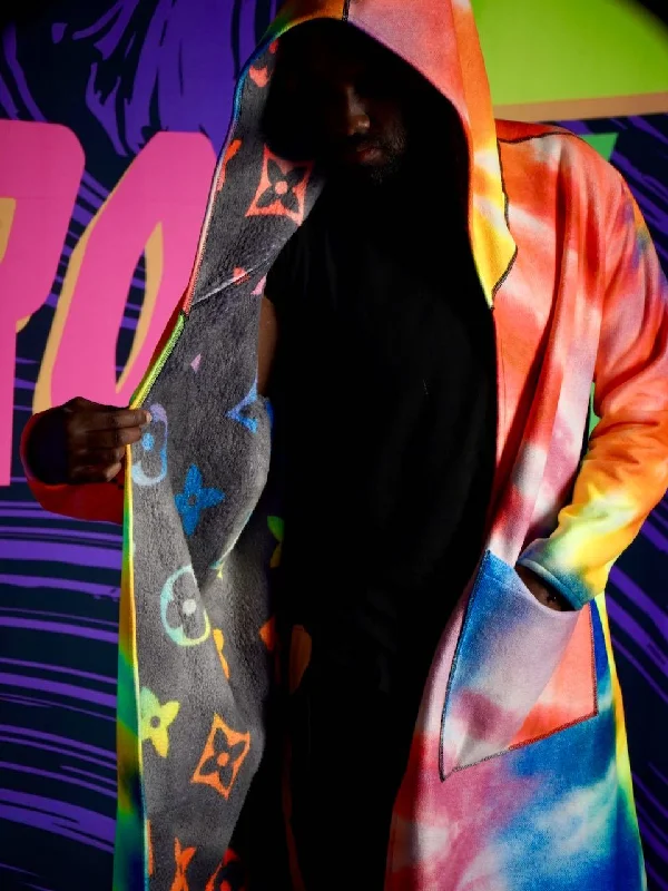 Neon Rainbow Tie Dye Affinity Cloak