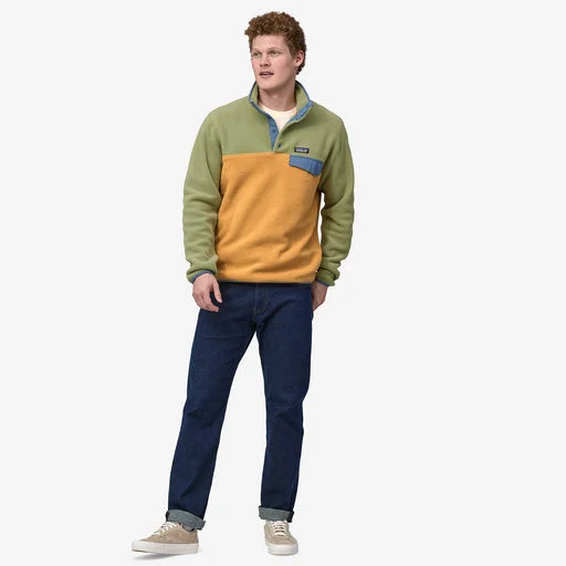 Patagonia Men's Lightweight Synchilla® Snap-T® Fleece Pullover - Pufferfish Gold