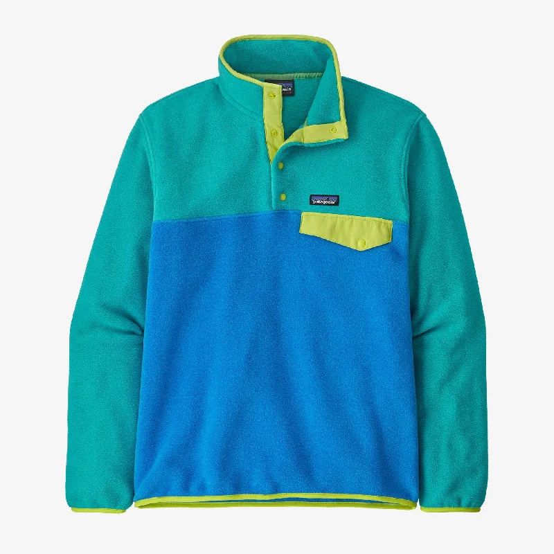 Patagonia Men's Lightweight Synchilla® Snap-T® Fleece Pullover - Vessel Blue