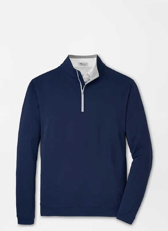 PERTH STRETCH LOOP TERY 1/4ZIP