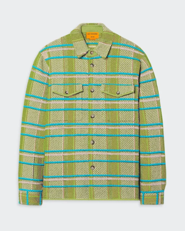 Plaid Work Shirt - Matcha Combo