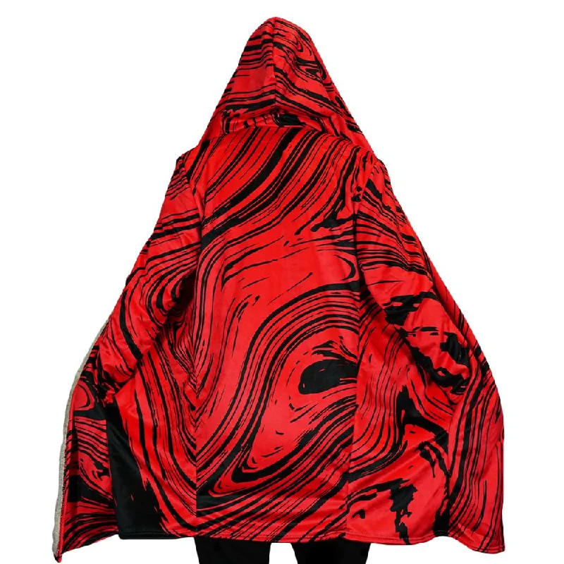 Red Retro Electro Dream Cloak