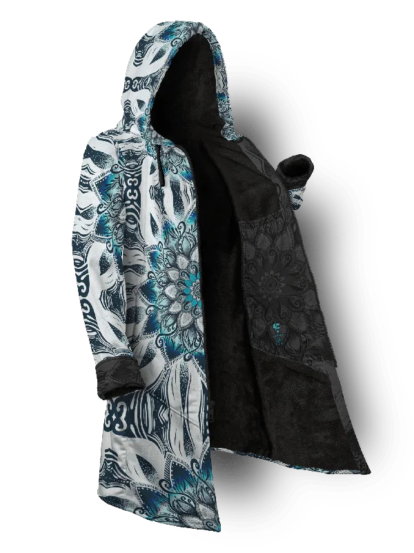 Rosebud Blue Cyber Hooder Cloak