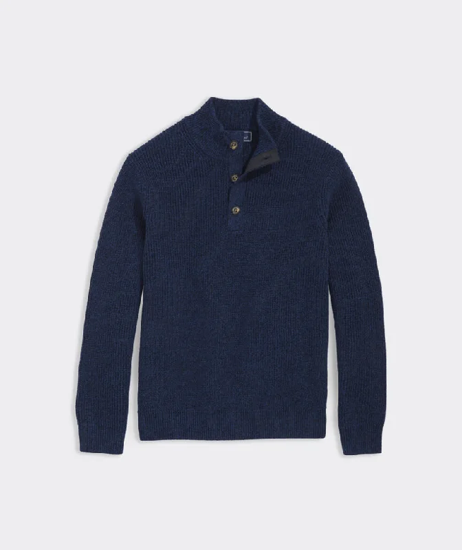 Vineyard Vines Men's Oysterman Sweater - Nautical Navy