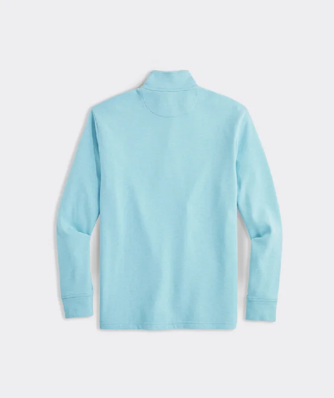 Vineyard Vines Men's Saltwater Quarter-Zip - Mist Blue