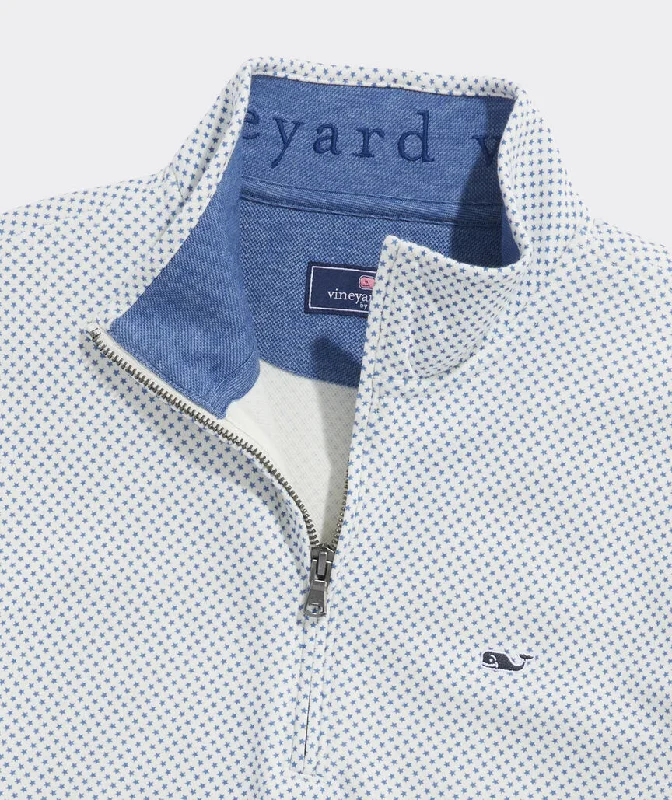 Vineyard Vines Men's Saltwater Quarter-Zip - Summer Stars Marsh