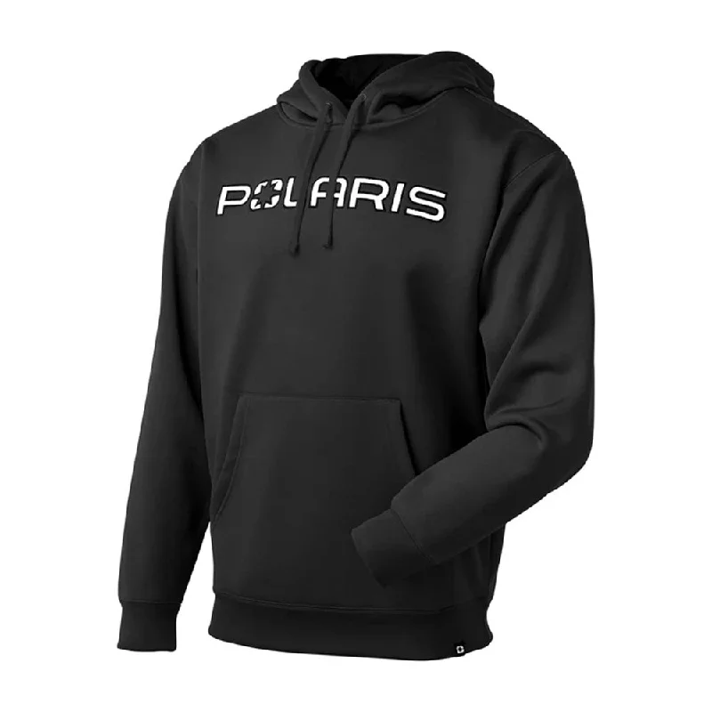 Polaris  Mens Black Rogue Hoodie Warm Winter Classic Fit Comfortable Cotton