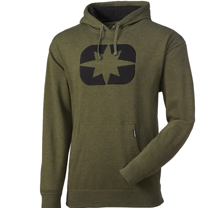 Polaris  Green Icon Pullover Hoodie Warm Cotton Poly Blend Soft Jersey Lined