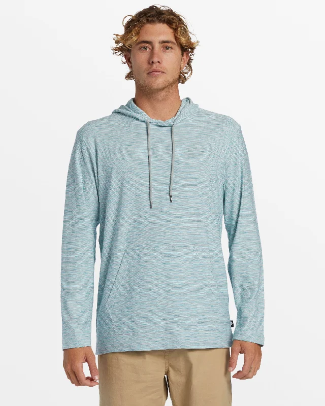 Ramblas Hoodie Crew Neck Top - Ramblas Hoodie Quarry