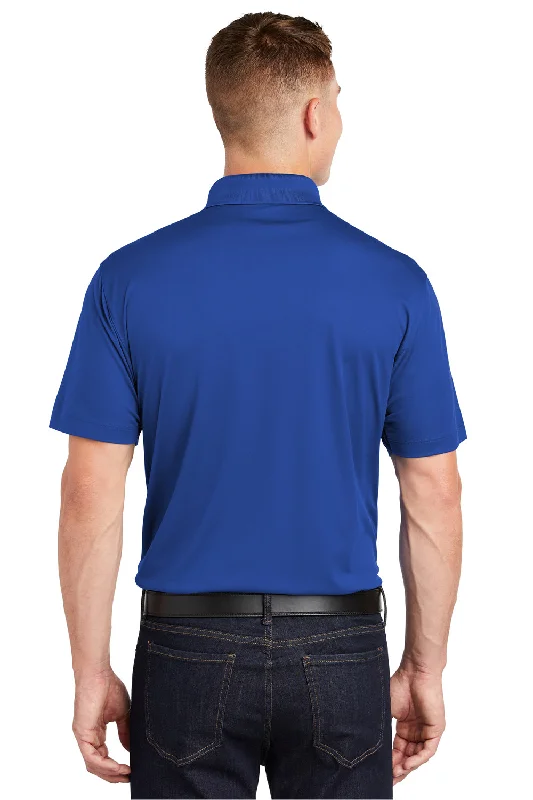 Sport-Tek Mens Sport-Wick Moisture Wicking Short Sleeve Polo Shirt - True Royal Blue