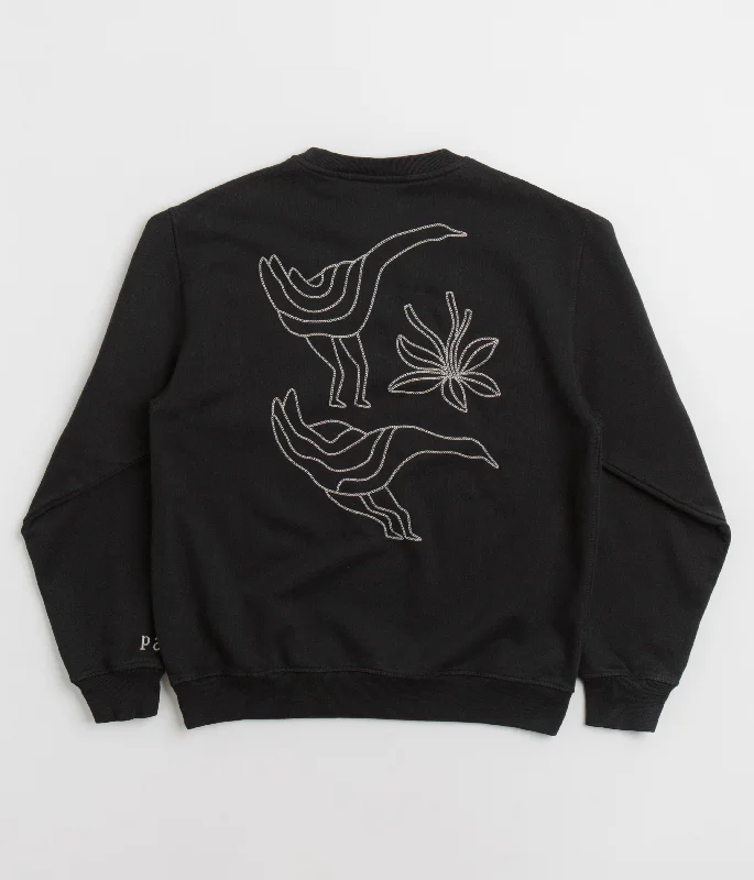 by Parra Duck Attack Crewneck Sweatshirt - Black