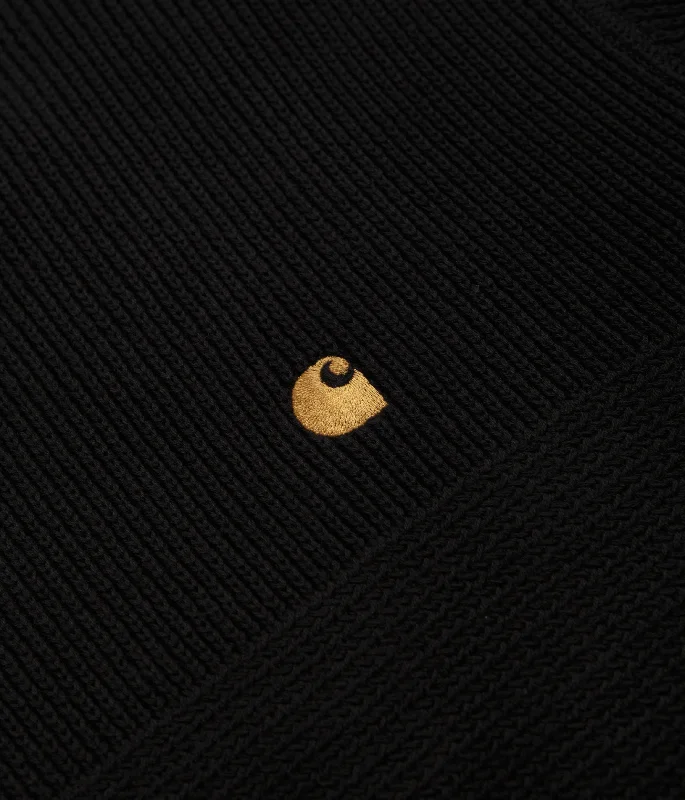 Carhartt Chane Crewneck Sweatshirt - Black / Gold