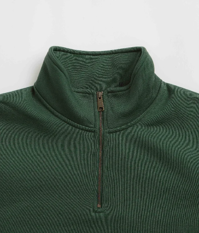 Carhartt Chase Zip Neck Sweatshirt - Sycamore Tree / Gold