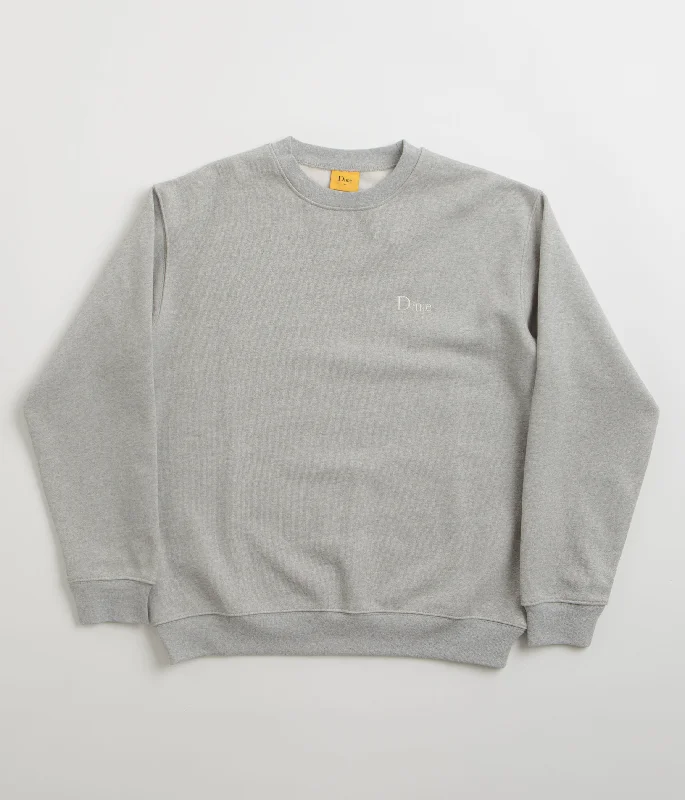 Dime Classic Small Logo Crewneck Sweatshirt - Heather Grey