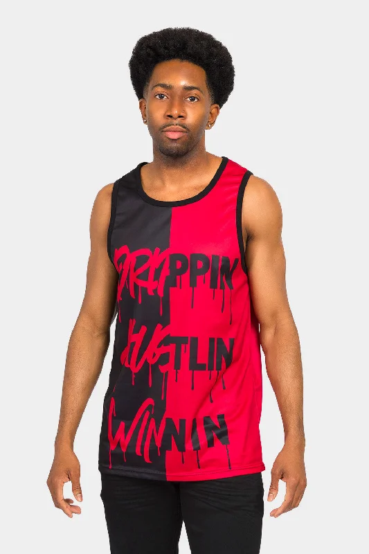 Drippin Hustlin Winnin Tank Top