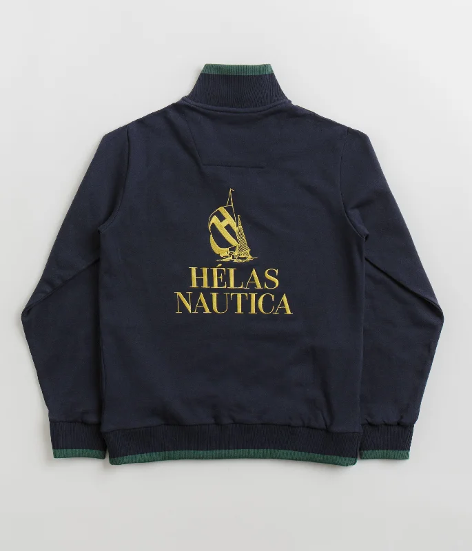 Helas x Nautica Quarter Zip Sweatshirt - Navy