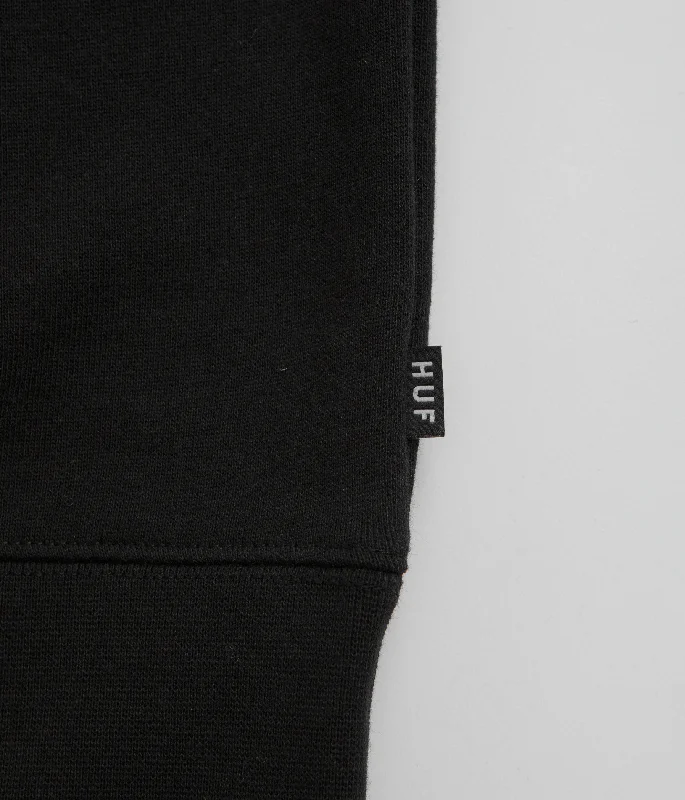 HUF Set Triple Triangle Crewneck Sweatshirt - Black