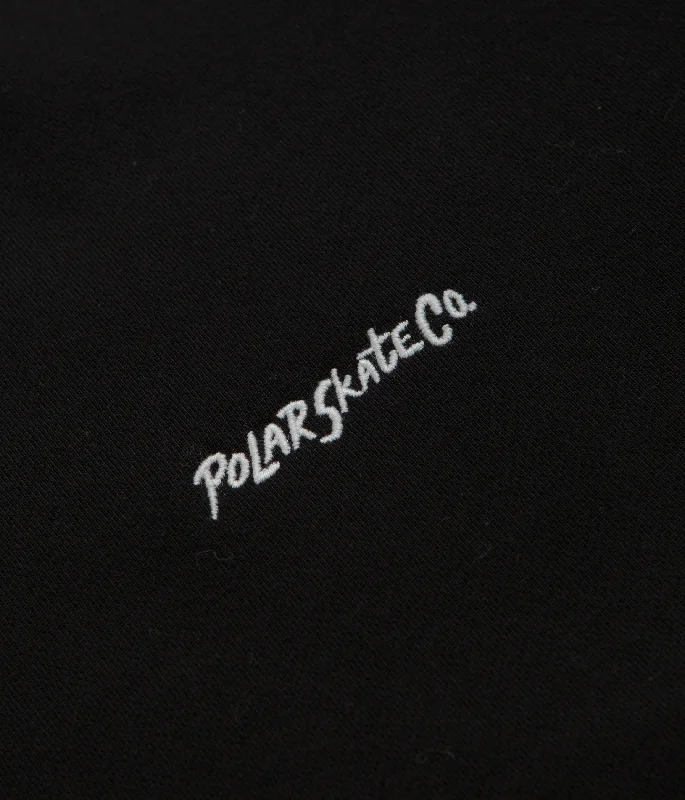 Polar Surf Logo Dave Crewneck Sweatshirt - Black