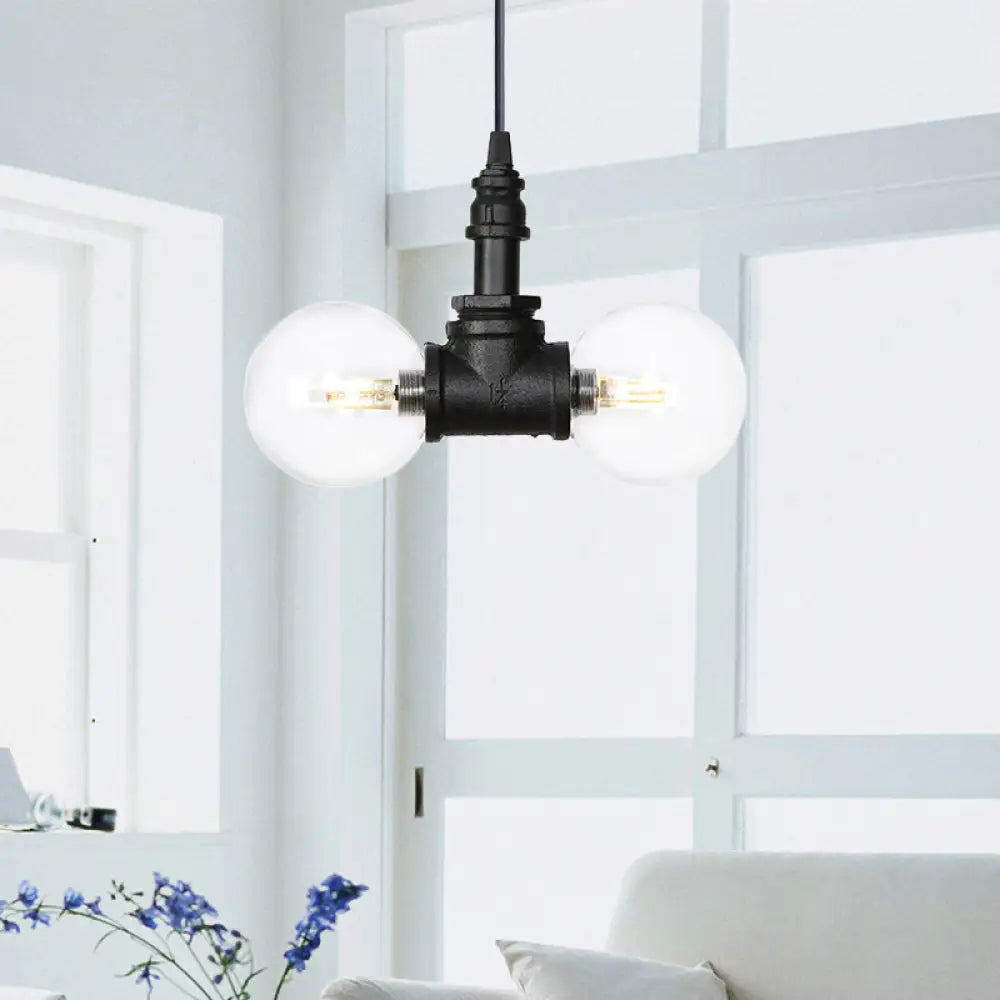 Chandeliers with Metal Frames in Silver FinishChandeliers with Metal Frames in Silver FinishRolande - Industrial Black Clear Glass LED Suspension Light Chandeliers with Metal Frames in Silver FinishChandeliers with Metal Frames in Silver FinishRolande - Industrial Black Clear Glass LED Suspension Light