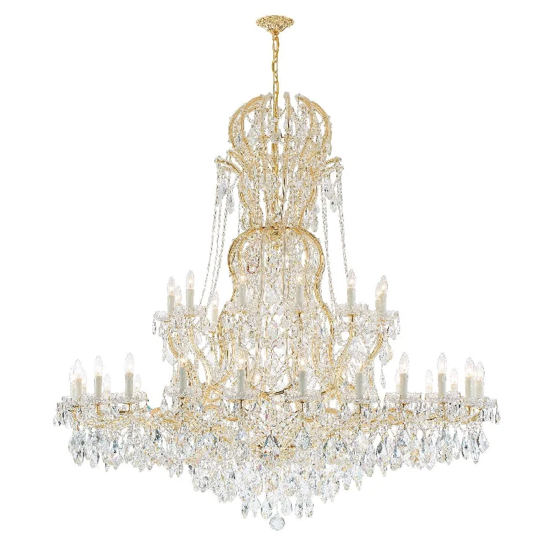 Chandeliers with Candle - Style Bulbs for a Classic AestheticChandeliers with Candle - Style Bulbs for a Classic AestheticMaria Theresa 37 Light Hand Cut Crystal Gold Chandelier Chandeliers with Candle - Style Bulbs for a Classic AestheticChandeliers with Candle - Style Bulbs for a Classic AestheticMaria Theresa 37 Light Hand Cut Crystal Gold Chandelier
