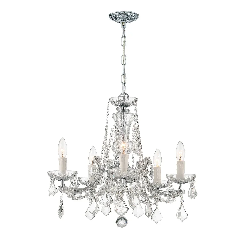Traditional Brass Chandeliers for Classic InteriorsTraditional Brass Chandeliers for Classic InteriorsMaria Theresa 5 Light Spectra Crystal Polished Chrome Chandelier Traditional Brass Chandeliers for Classic InteriorsTraditional Brass Chandeliers for Classic InteriorsMaria Theresa 5 Light Spectra Crystal Polished Chrome Chandelier