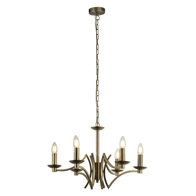 Chandeliers with Venetian Glass for a Luxurious LookChandeliers with Venetian Glass for a Luxurious LookColaton 6Lt Pendant Ceiling Light Antique Brass