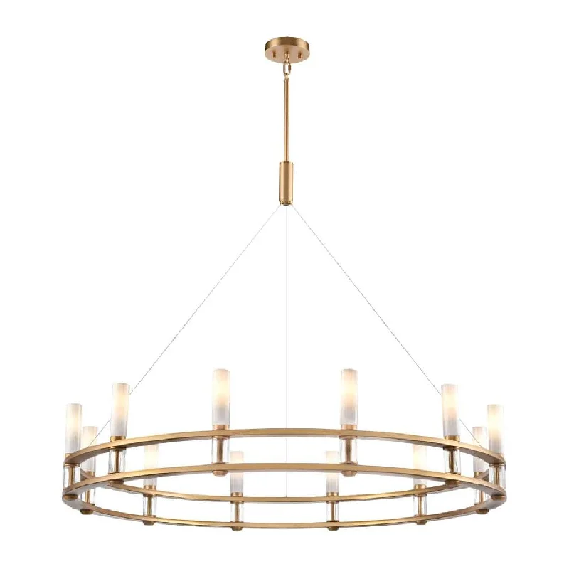 Chandeliers with Metal Frames in Bronze FinishChandeliers with Metal Frames in Bronze FinishCardinal 12-Light Chandelier