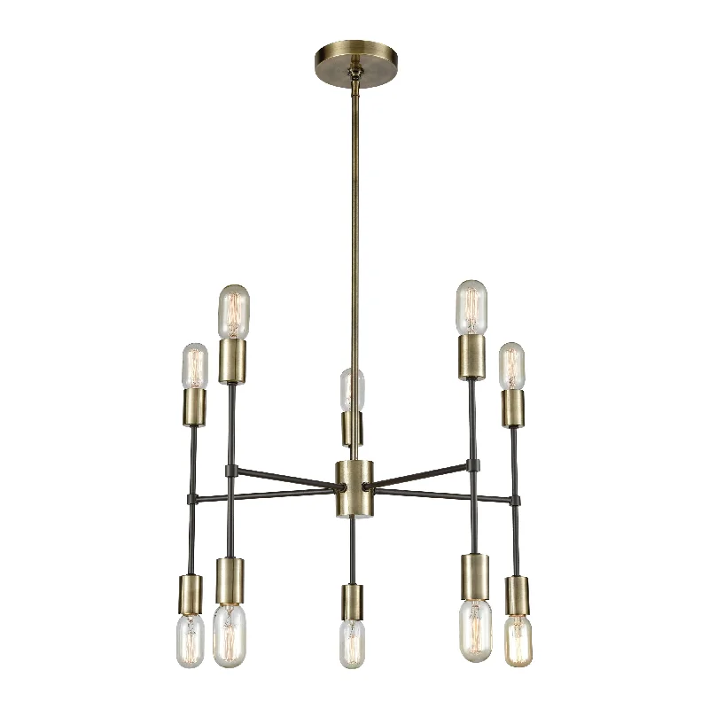 Chandeliers with Metal Frames in Black FinishChandeliers with Metal Frames in Black FinishUp Down Century 24" Wide 10-Light Chandelier Chandeliers with Metal Frames in Black FinishChandeliers with Metal Frames in Black FinishUp Down Century 24" Wide 10-Light Chandelier
