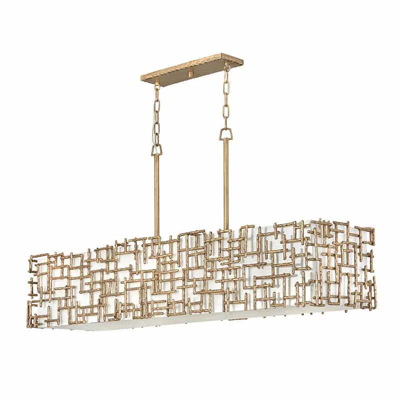 Bohemian - Style Beaded Chandeliers for Eclectic DecorBohemian - Style Beaded Chandeliers for Eclectic DecorFredrick Ramond FR33105 Farrah 8-lt 48" LED Linear Chandelier Bohemian - Style Beaded Chandeliers for Eclectic DecorBohemian - Style Beaded Chandeliers for Eclectic DecorFredrick Ramond FR33105 Farrah 8-lt 48" LED Linear Chandelier