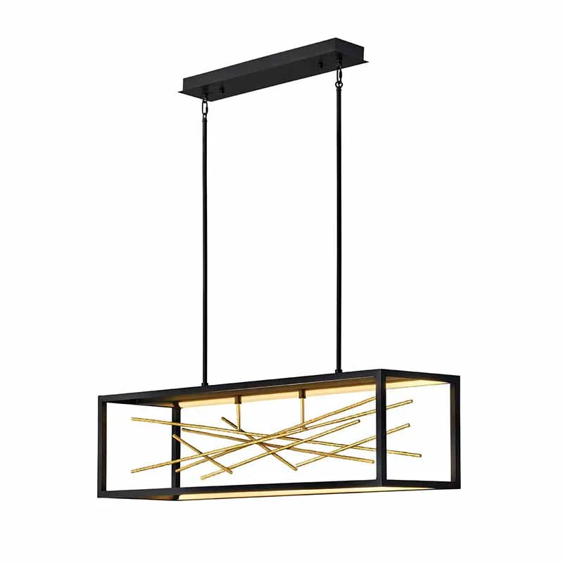 Chandeliers with Metal Frames in Black FinishChandeliers with Metal Frames in Black FinishFredrick Ramond FR46406 Styx 1-lt 45" LED Linear Chandelier Chandeliers with Metal Frames in Black FinishChandeliers with Metal Frames in Black FinishFredrick Ramond FR46406 Styx 1-lt 45" LED Linear Chandelier