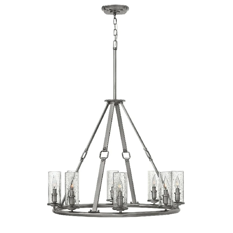 Industrial Iron Chandeliers for Loft - Inspired SpacesIndustrial Iron Chandeliers for Loft - Inspired SpacesHinkley Dakota 4788PL Chandelier Light - Polished Antique Nickel Industrial Iron Chandeliers for Loft - Inspired SpacesIndustrial Iron Chandeliers for Loft - Inspired SpacesHinkley Dakota 4788PL Chandelier Light - Polished Antique Nickel