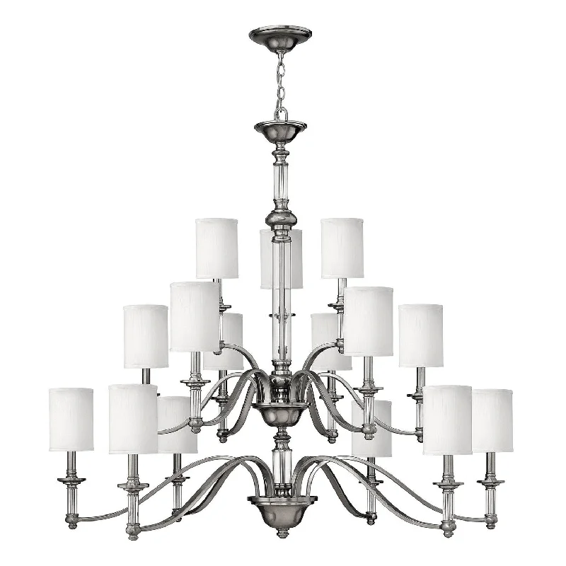 Chandeliers with Clear Crystal for a Sparkling EffectChandeliers with Clear Crystal for a Sparkling EffectHinkley Sussex 4799BN Chandelier Light - Brushed Nickel Chandeliers with Clear Crystal for a Sparkling EffectChandeliers with Clear Crystal for a Sparkling EffectHinkley Sussex 4799BN Chandelier Light - Brushed Nickel
