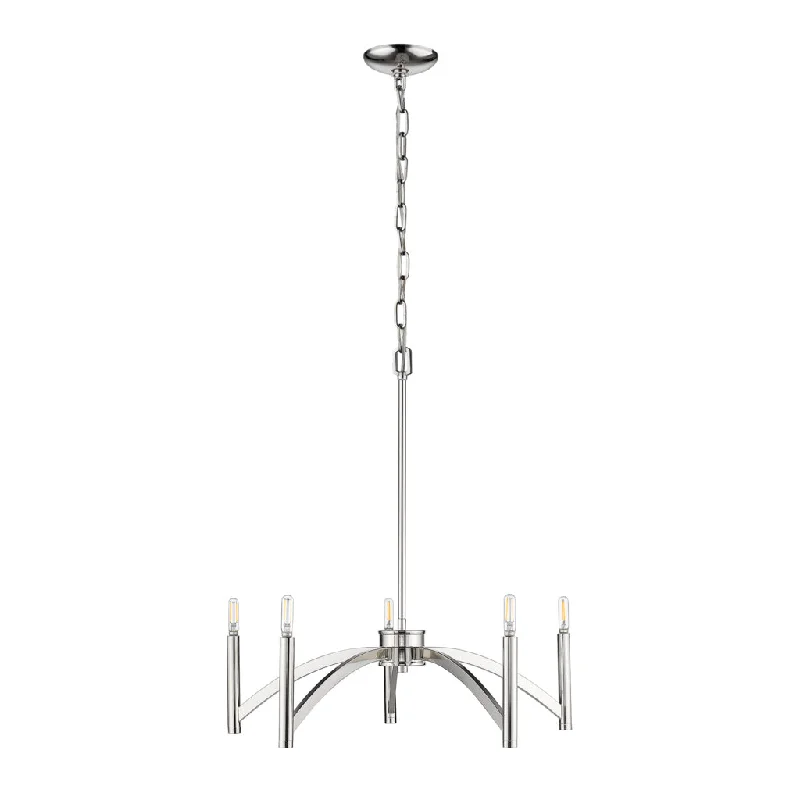 Incandescent Chandeliers for a Warm and Traditional GlowIncandescent Chandeliers for a Warm and Traditional GlowHOMEnhancements Vivio 7-70001 Chandelier Light - Polished Nickel Incandescent Chandeliers for a Warm and Traditional GlowIncandescent Chandeliers for a Warm and Traditional GlowHOMEnhancements Vivio 7-70001 Chandelier Light - Polished Nickel