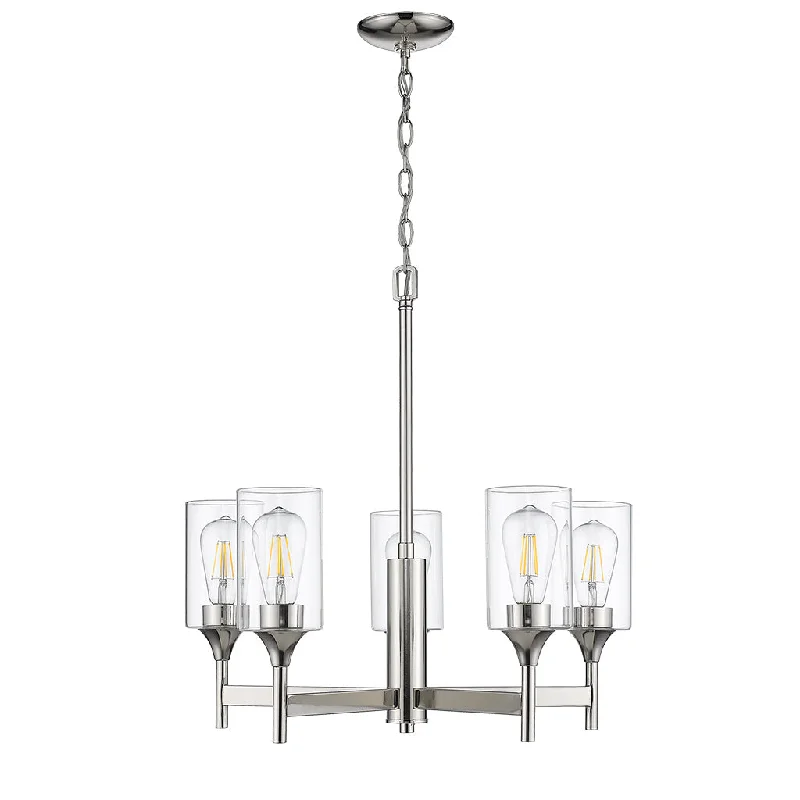 Modern Crystal Chandeliers for Contemporary HomesModern Crystal Chandeliers for Contemporary HomesHOMEnhancements Vivio 7-70019 Chandelier Light - Polished Nickel Modern Crystal Chandeliers for Contemporary HomesModern Crystal Chandeliers for Contemporary HomesHOMEnhancements Vivio 7-70019 Chandelier Light - Polished Nickel
