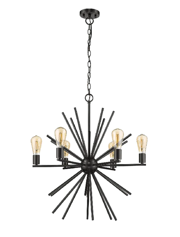 Chandeliers with Frosted Glass for a Softer Light DiffusionChandeliers with Frosted Glass for a Softer Light DiffusionHOMEnhancements Vivio 7-70136 Chandelier Light - Matte Black Chandeliers with Frosted Glass for a Softer Light DiffusionChandeliers with Frosted Glass for a Softer Light DiffusionHOMEnhancements Vivio 7-70136 Chandelier Light - Matte Black