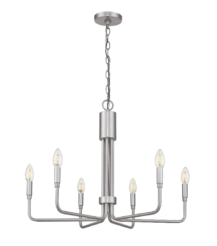 Modern Crystal Chandeliers for Contemporary HomesModern Crystal Chandeliers for Contemporary HomesHOMEnhancements Vivio 7-70571 Chandelier Light - Brushed Nickel Modern Crystal Chandeliers for Contemporary HomesModern Crystal Chandeliers for Contemporary HomesHOMEnhancements Vivio 7-70571 Chandelier Light - Brushed Nickel