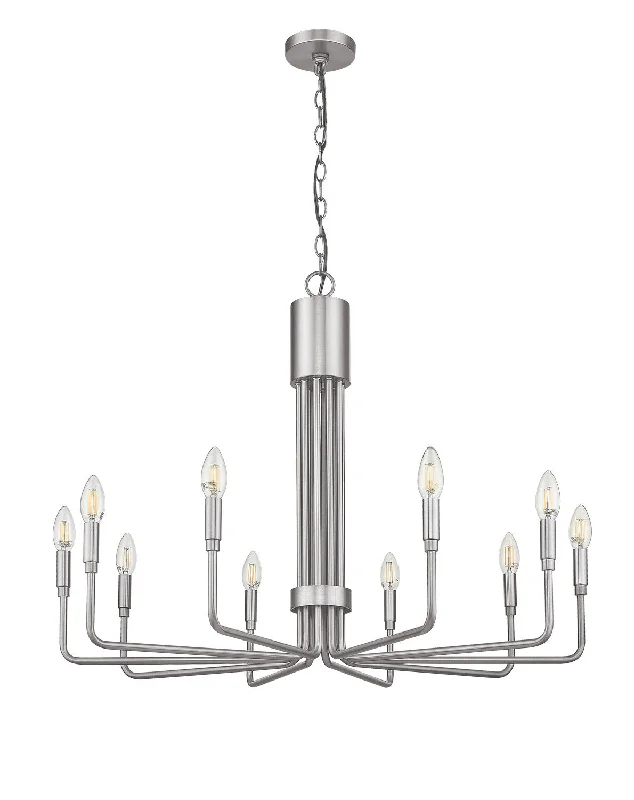 Chandeliers for Dining Rooms to Set the Mood for MealsChandeliers for Dining Rooms to Set the Mood for MealsHOMEnhancements Vivio 7-70574 Chandelier Light - Brushed Nickel Chandeliers for Dining Rooms to Set the Mood for MealsChandeliers for Dining Rooms to Set the Mood for MealsHOMEnhancements Vivio 7-70574 Chandelier Light - Brushed Nickel