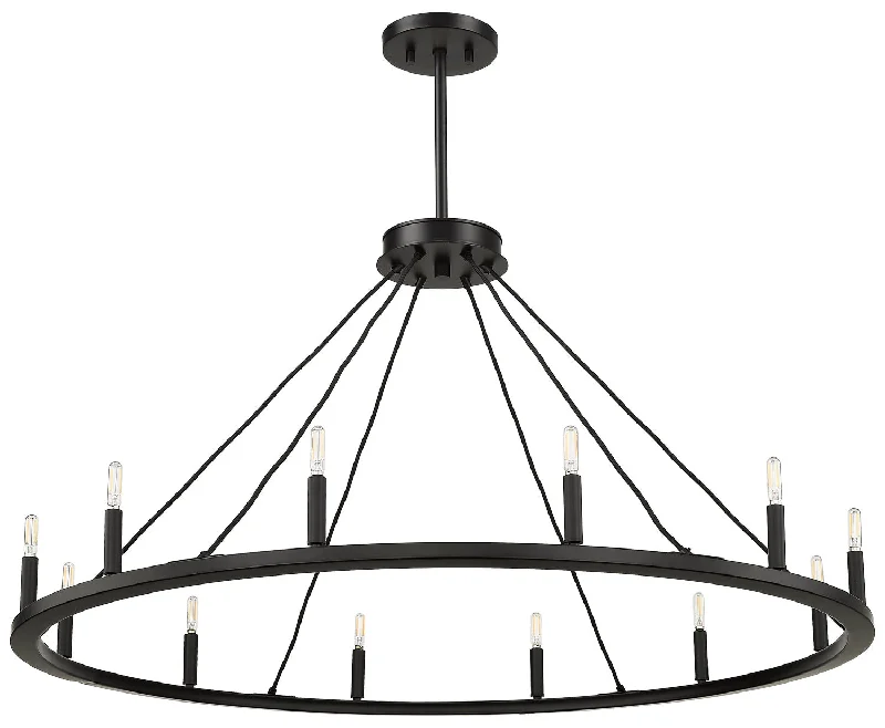 Chandeliers with Dimmable Lights for Ambiance ControlChandeliers with Dimmable Lights for Ambiance ControlHOMEnhancements BAR BAR-CH12-48-MB(E12) Chandelier Light - Matte Black Chandeliers with Dimmable Lights for Ambiance ControlChandeliers with Dimmable Lights for Ambiance ControlHOMEnhancements BAR BAR-CH12-48-MB(E12) Chandelier Light - Matte Black