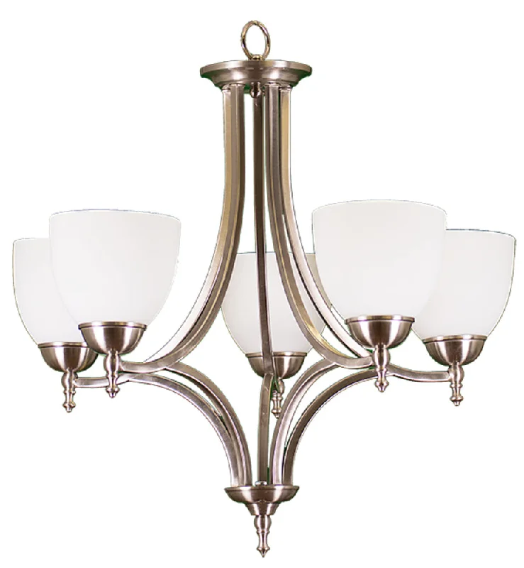 Chandeliers with Metal Frames in Silver FinishChandeliers with Metal Frames in Silver FinishHOMEnhancements Dallas CH-145(WH725)-NK Chandelier Light - Brushed Nickel Chandeliers with Metal Frames in Silver FinishChandeliers with Metal Frames in Silver FinishHOMEnhancements Dallas CH-145(WH725)-NK Chandelier Light - Brushed Nickel
