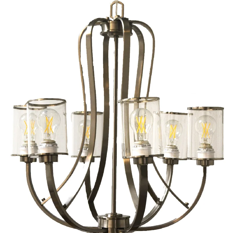 Chandeliers for Low Ceilings to Avoid OvercrowdingChandeliers for Low Ceilings to Avoid OvercrowdingHOMEnhancements Lexington LX-CH6(CLR)-NK Chandelier Light - Brushed Nickel Chandeliers for Low Ceilings to Avoid OvercrowdingChandeliers for Low Ceilings to Avoid OvercrowdingHOMEnhancements Lexington LX-CH6(CLR)-NK Chandelier Light - Brushed Nickel