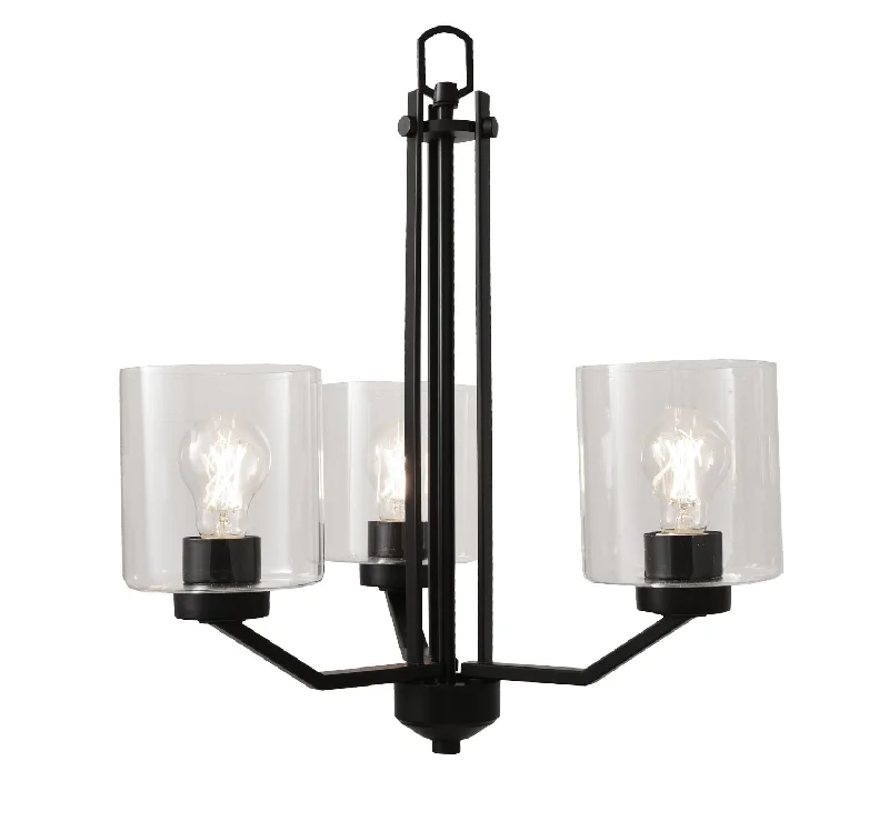 Chandeliers for Dining Rooms to Set the Mood for MealsChandeliers for Dining Rooms to Set the Mood for MealsHOMEnhancements Paris PRS-CH3(CLR)-MB Chandelier Light - Matte Black Chandeliers for Dining Rooms to Set the Mood for MealsChandeliers for Dining Rooms to Set the Mood for MealsHOMEnhancements Paris PRS-CH3(CLR)-MB Chandelier Light - Matte Black