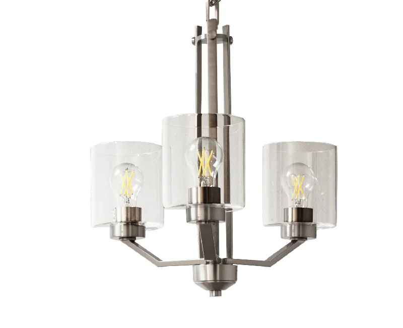 Chandeliers with Metal Frames in Bronze FinishChandeliers with Metal Frames in Bronze FinishHOMEnhancements Paris PRS-CH3(CLR)-NK Chandelier Light - Brushed Nickel Chandeliers with Metal Frames in Bronze FinishChandeliers with Metal Frames in Bronze FinishHOMEnhancements Paris PRS-CH3(CLR)-NK Chandelier Light - Brushed Nickel