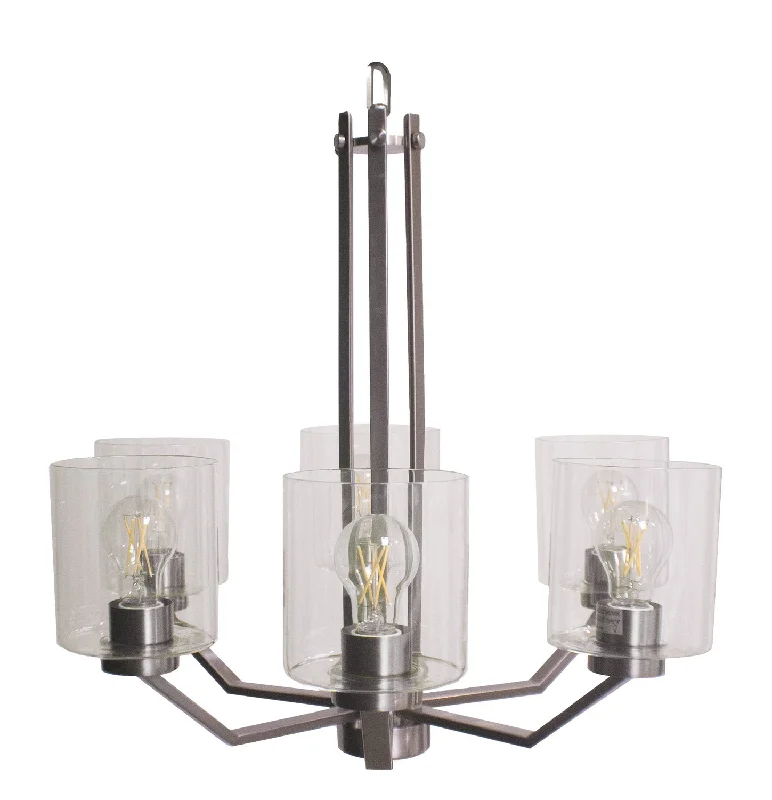 LED Chandeliers for Energy - Efficient LightingLED Chandeliers for Energy - Efficient LightingHOMEnhancements Paris PRS-CH6(CLR)-NK Chandelier Light - Brushed Nickel LED Chandeliers for Energy - Efficient LightingLED Chandeliers for Energy - Efficient LightingHOMEnhancements Paris PRS-CH6(CLR)-NK Chandelier Light - Brushed Nickel