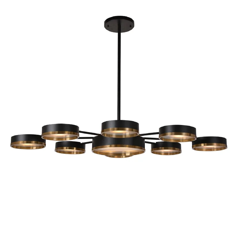 Chandeliers for High Ceilings to Fill Vertical SpaceChandeliers for High Ceilings to Fill Vertical SpaceKanova & Co. Gonzaga KCH0135-12 Chandelier Light - Matte Black & Warm Brass Chandeliers for High Ceilings to Fill Vertical SpaceChandeliers for High Ceilings to Fill Vertical SpaceKanova & Co. Gonzaga KCH0135-12 Chandelier Light - Matte Black & Warm Brass