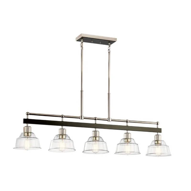 Industrial Iron Chandeliers for Loft - Inspired SpacesIndustrial Iron Chandeliers for Loft - Inspired SpacesKichler 52404 Eastmont 5-lt 50" Linear Chandelier Industrial Iron Chandeliers for Loft - Inspired SpacesIndustrial Iron Chandeliers for Loft - Inspired SpacesKichler 52404 Eastmont 5-lt 50" Linear Chandelier